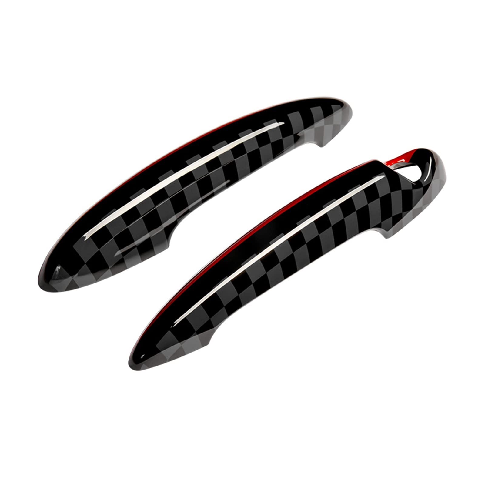 Rinkteea One Color Exterior Car Door Handle For Cooper R50 R53 R55 R56 R57 R58 R59 R60 R61 Exterior Door Handle Cover Trim Car Accessories(G)