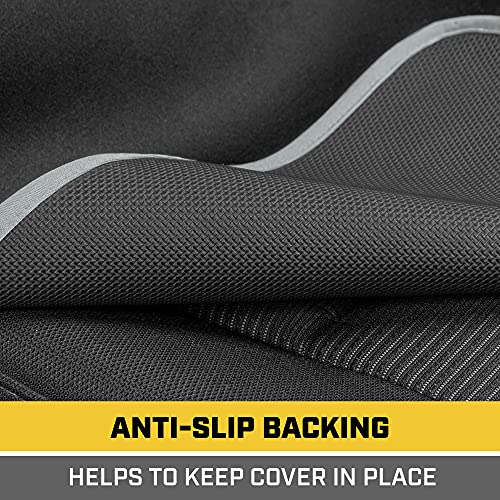 Cat® Waterproof Car Seat Cover For Front Seats, 1 Piece With Gray Trim – Durable Neoprene Seat Cover For Cars, Fits 95% Of Cars Trucks Suv, Ideal Seat Protector For Leather Seats #TOP6