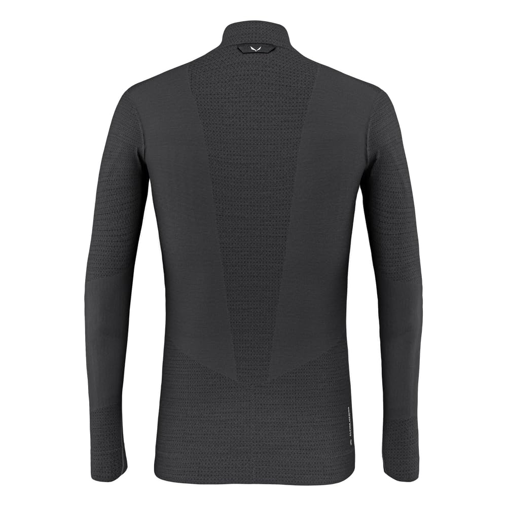 SALEWA Zebru Med Warm Amr M 1/2z tee. T-Shirt, męski