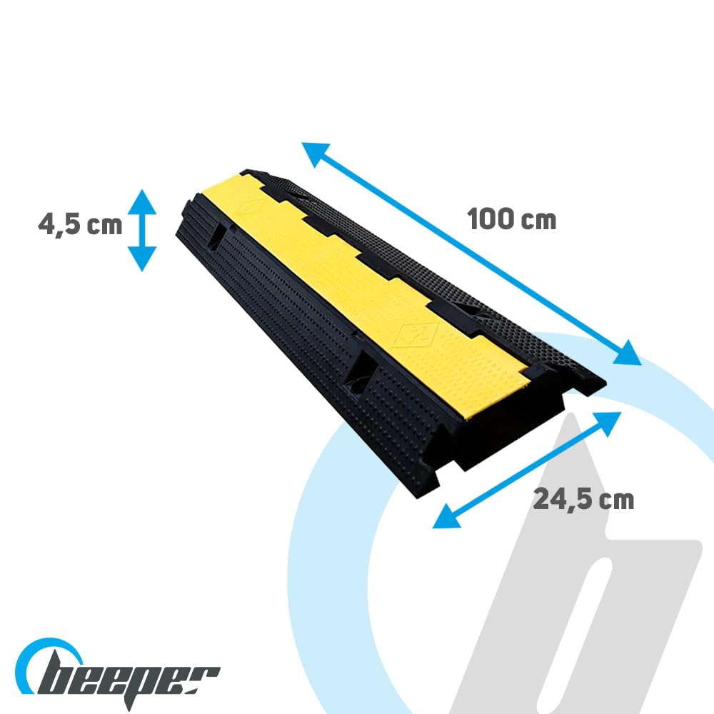 Beeper - Rampa de protección de Cables (1 Metro) Cantidad - Juego de 4