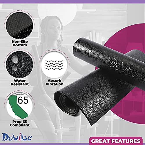 Bike Mat Compatible With Peloton & Peloton Plus - Upgraded 6Mm Pad - 30" X 72" Thick Exercise Bike Trainer Mat For Stationary Indoor Spin Bikes, Elliptical, Gym Equipment (30X72) #TOP2