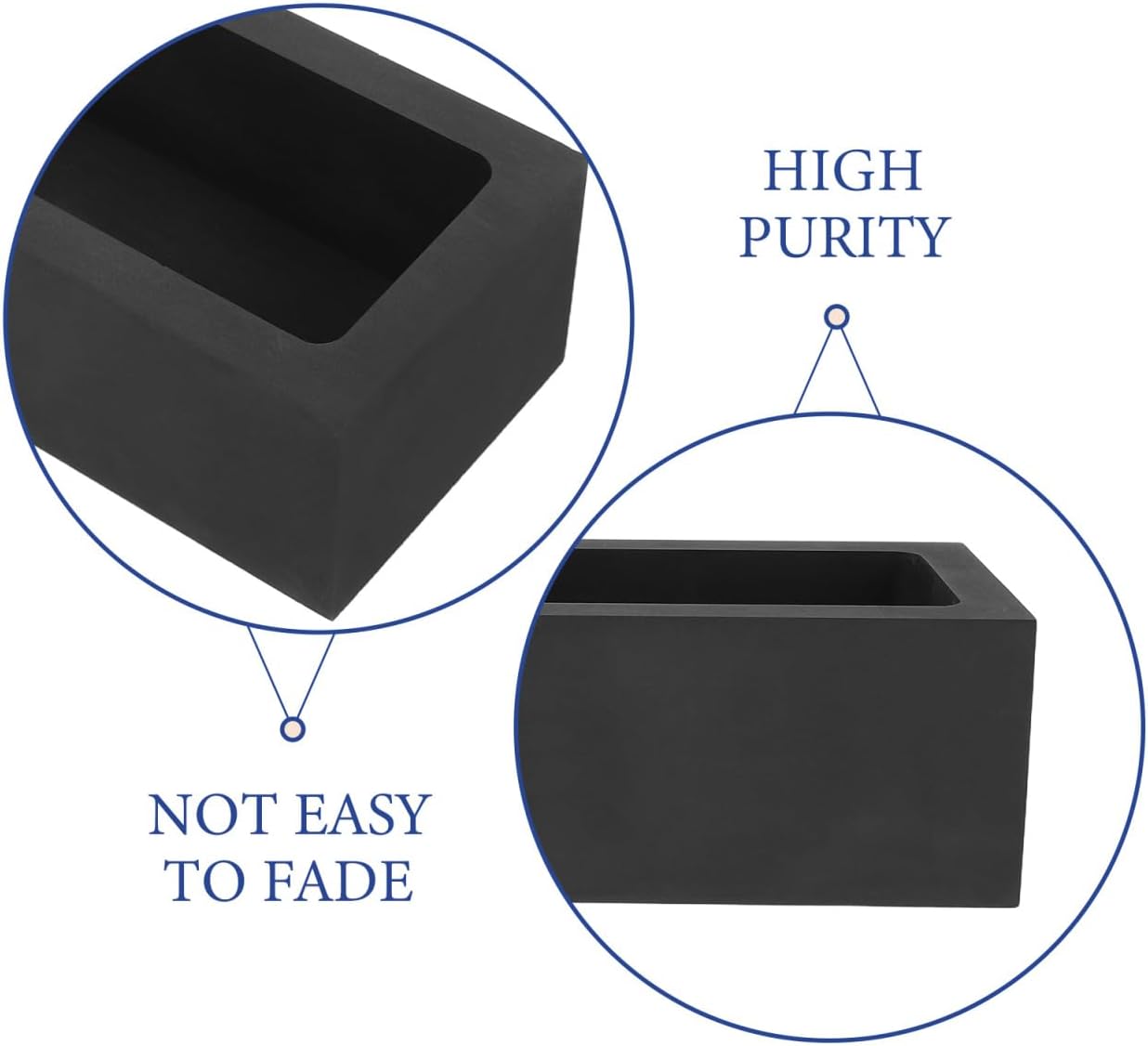 5 kg Crucible for Fusion Gold Silver Flat Melting for Precious Metals Casting Tools for Jewelry and Laboratory