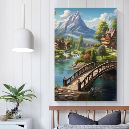 Pinturas murales de paraíso para transformar el ambiente de tu dormitorio 5
