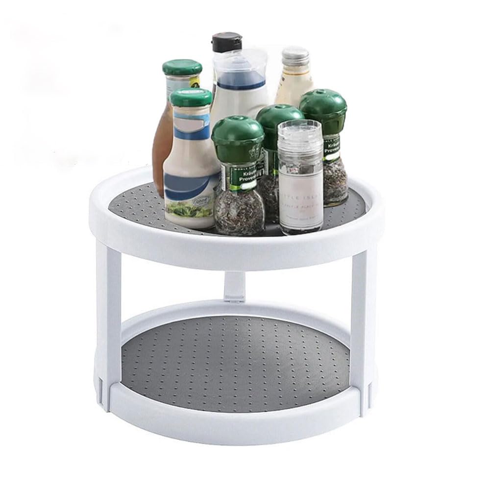 Lazy Susan Drehteller 28 Cm - Drehbares Regal Für Gewürze Und Vorräte