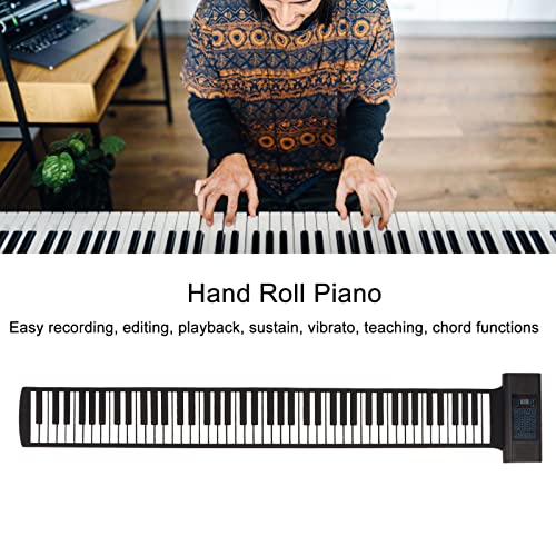 Zunate Piano à Clavier Pliable, Piano Numérique Débutant 88 Touches, Clavier Léger Pleine Taille, Double Haut-parleurs… - Les Beatles, Paul McCartney, John Lennon, RIngo Starr, George Harrison Zunate Piano à Clavier Pliable, Piano Numérique Débutant 88 Touches, Clavier Léger Pleine Taille, Double Haut-parleurs… – Image 4