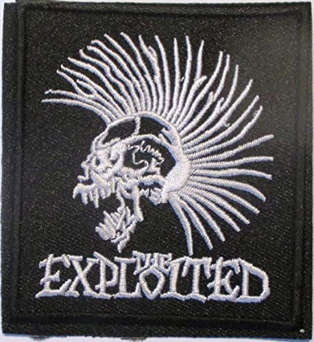 hotrodspirit - Patch The Exploited Groupe Punk 8.5x8 cm Rock ecusson thermocolant Garage Veste Chemise