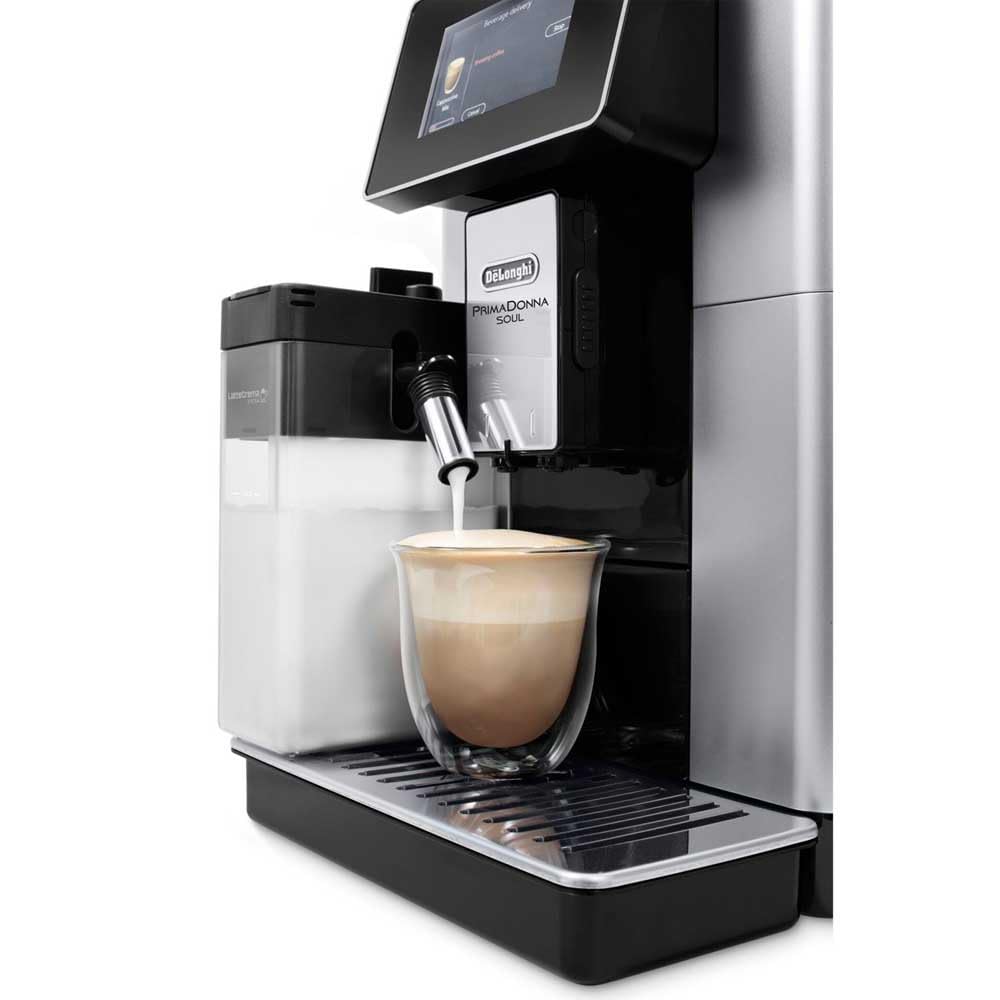 DeLonghi PrimaDonna ECAM610.55.SB machine à café Entièrement automatique Machine à expresso 2,2 L
