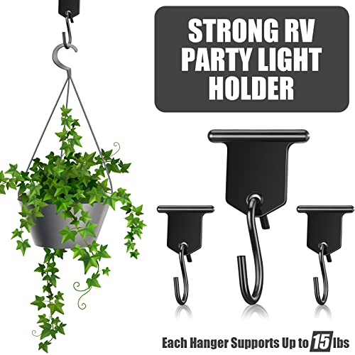 image for BBTO 24 Pairs Camping Awning Hooks RV Awning Accessory Hangers S Shape