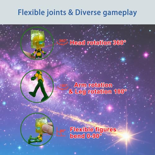 Image of PLENTY MORE HelmeTeam Glitters Uranus-Action Figure with Transparent Glitter Helmet, Collectable Uranus ID Card, Suitable for 6+ Kids, Safe Plastic Toy Fostering Planetary Knowledge & Imaginative Play