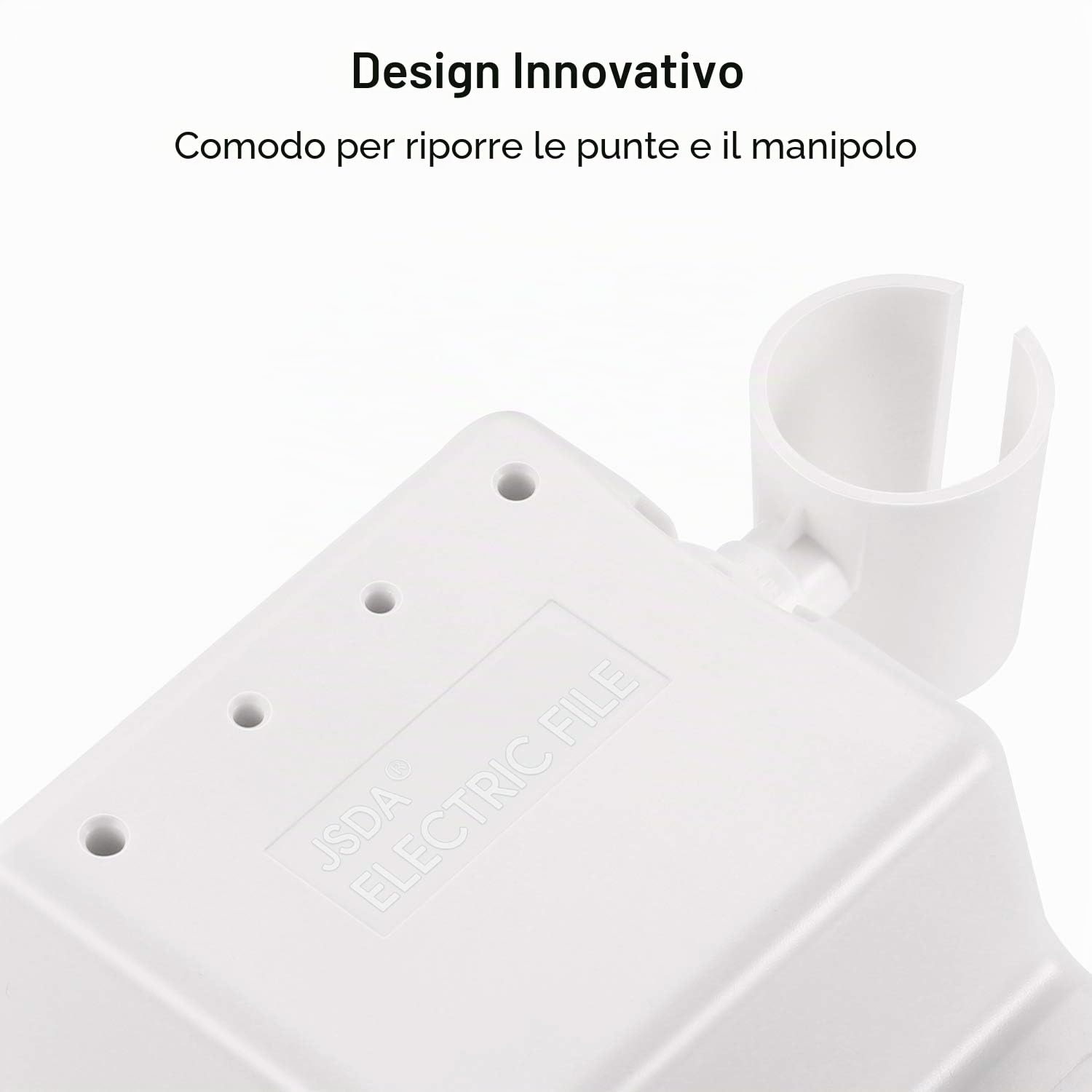 JSDA Fresa per unghie piú Punta in Ceramica, 25000 giri/min, per rimuovere smalto e gel, ideale per limare levigare e rimuovere le cuticole