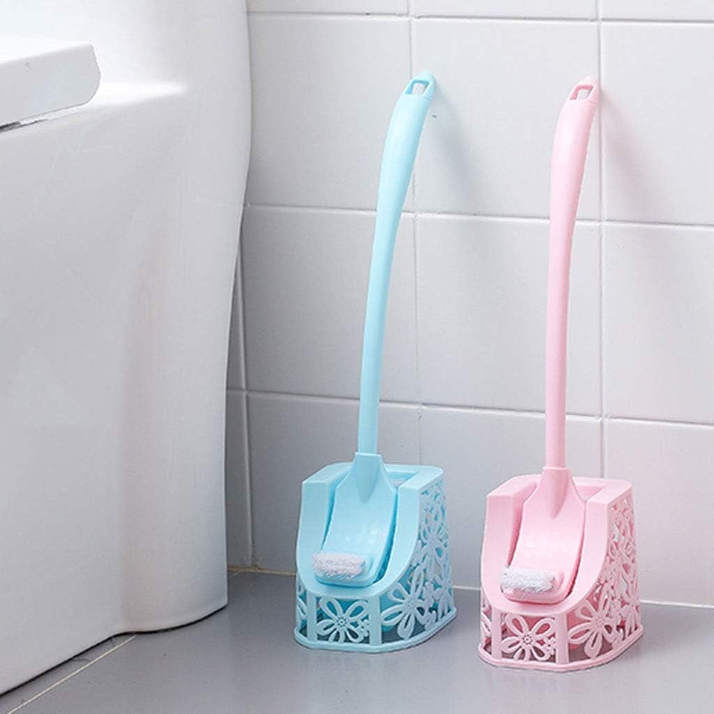 SPOUR Toilet Brush Holder Toilet Brush Set, Long Handle Toilet Cleaning Brush, Cleaning Tool for Bathroom-Ergonomic Design, Beautiful and D,Toilet Brush with Holder