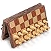 Yellow Mountain Imports Magnetic Portable Chess Set (10.6 Inches) - Folding, Travel Board Game for 2 Players, Ages 3 and Up