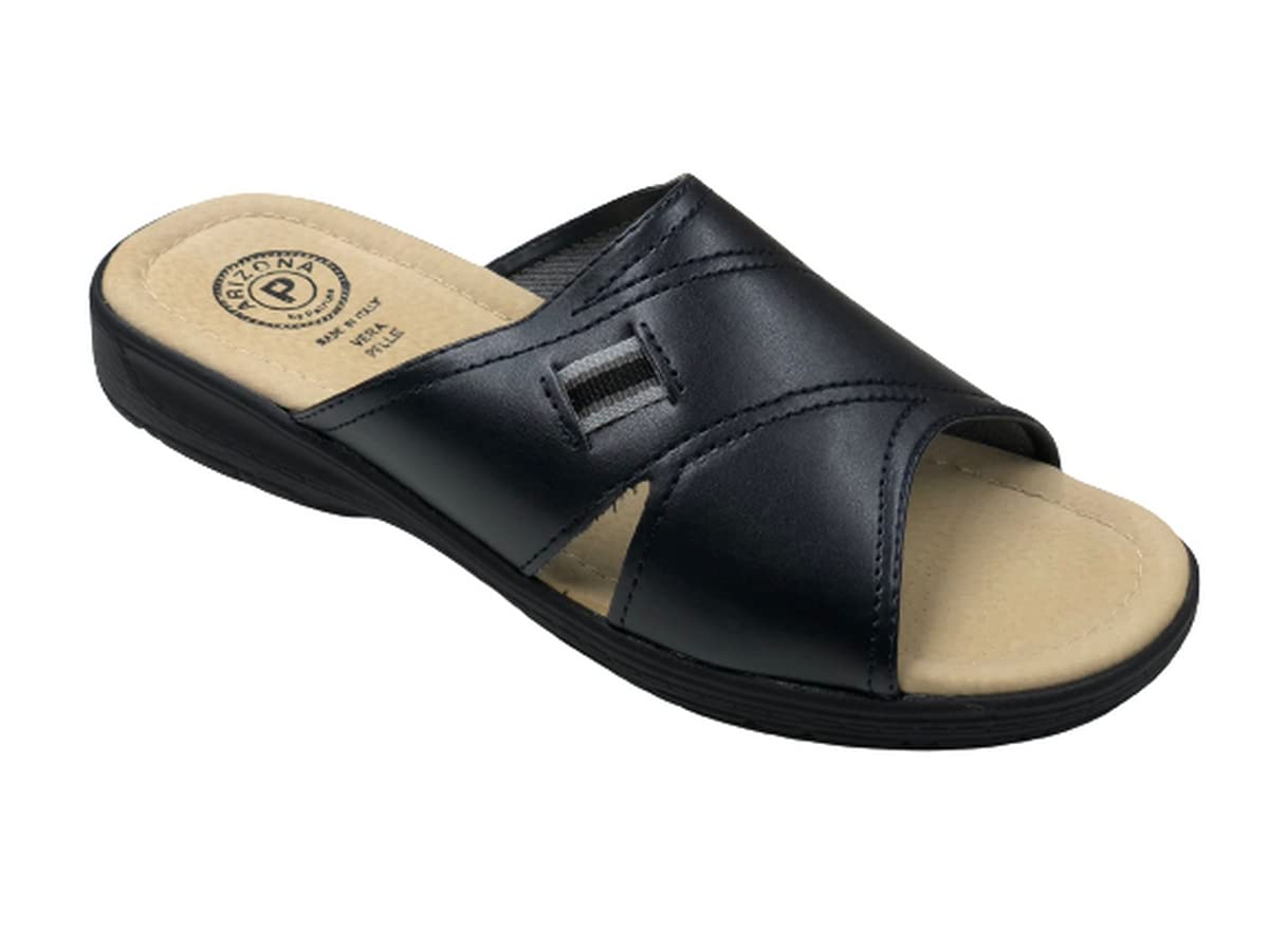 Patrizia Azzi ARIZONA CIABATTE UOMO MADE IN ITALY SOTTOPIEDE IN VERA PELLE TOMAIA INCROCIATA