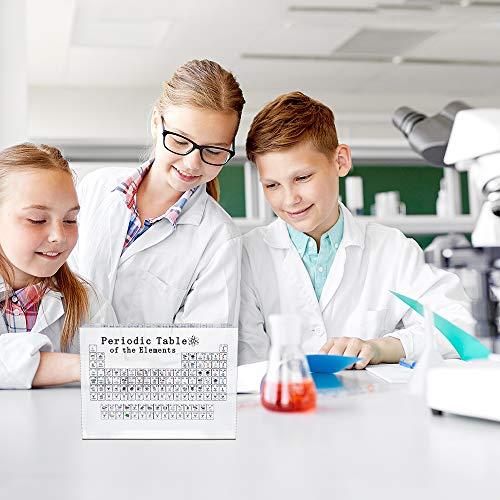 Tabela periódica de acrílico WooDlan Tabela periódica de elementos de acrílico Tabela periódica Deco