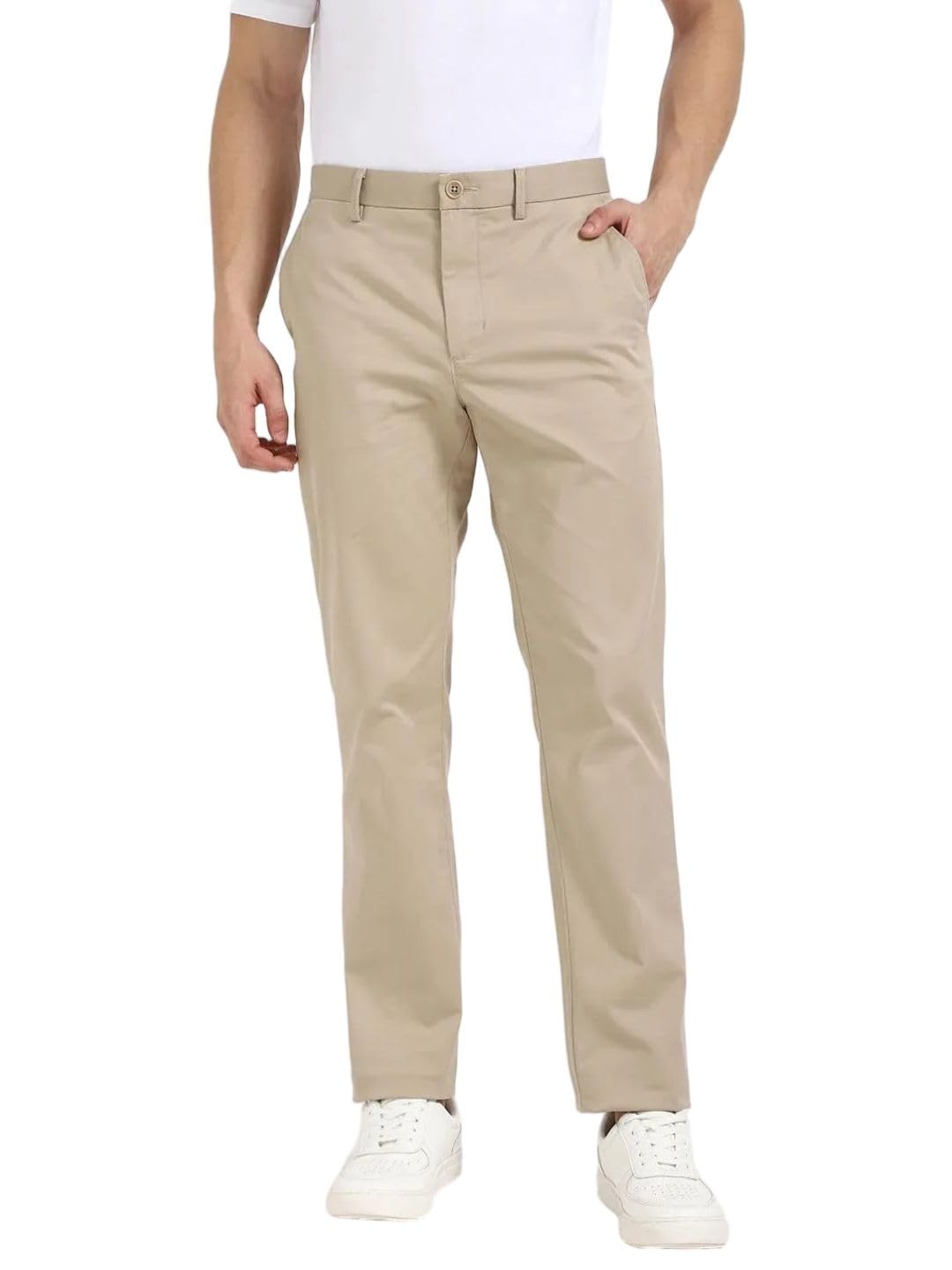 tommy hilfiger Relaxed Fit Solid Mid Rise Chino-picture-24