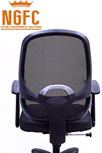 Image of NGFC Ergonomic Mesh Task Chair - Adjustable Height and Tilt Office Chair with Lumbar Support and Armrests
