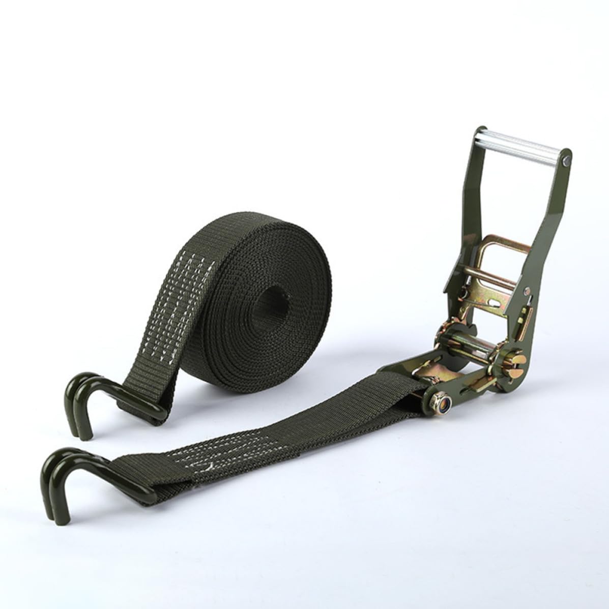 Correas de Trinquete de 6m, Juego 1, Verde, Metal Poliéster