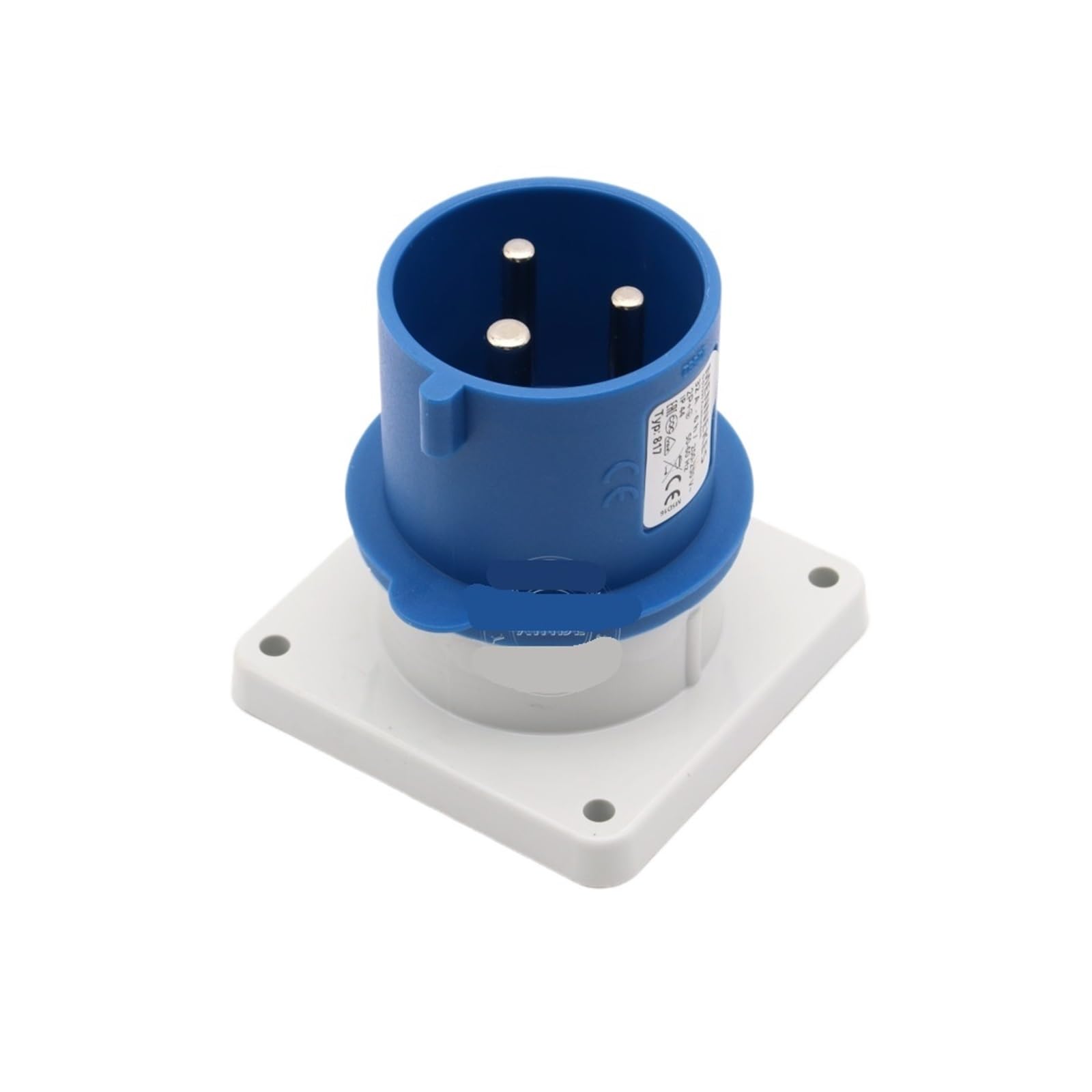 Connettore industriale a scomparsa TIPO: 817 monofase tripolare 32A