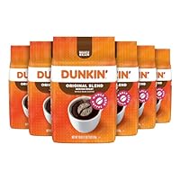 Dunkin' Original Blend Medium Roast Whole Bean Coffee, 18 Ounce (Pack of 6)