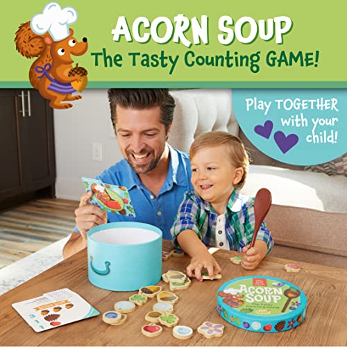 Peaceable Kingdom Acorn Soup – Game for You and Your 2 + Year Old – Fun Toddler Games Ages 2–4 That Teach Numbers and Counting Skills - Image 3
