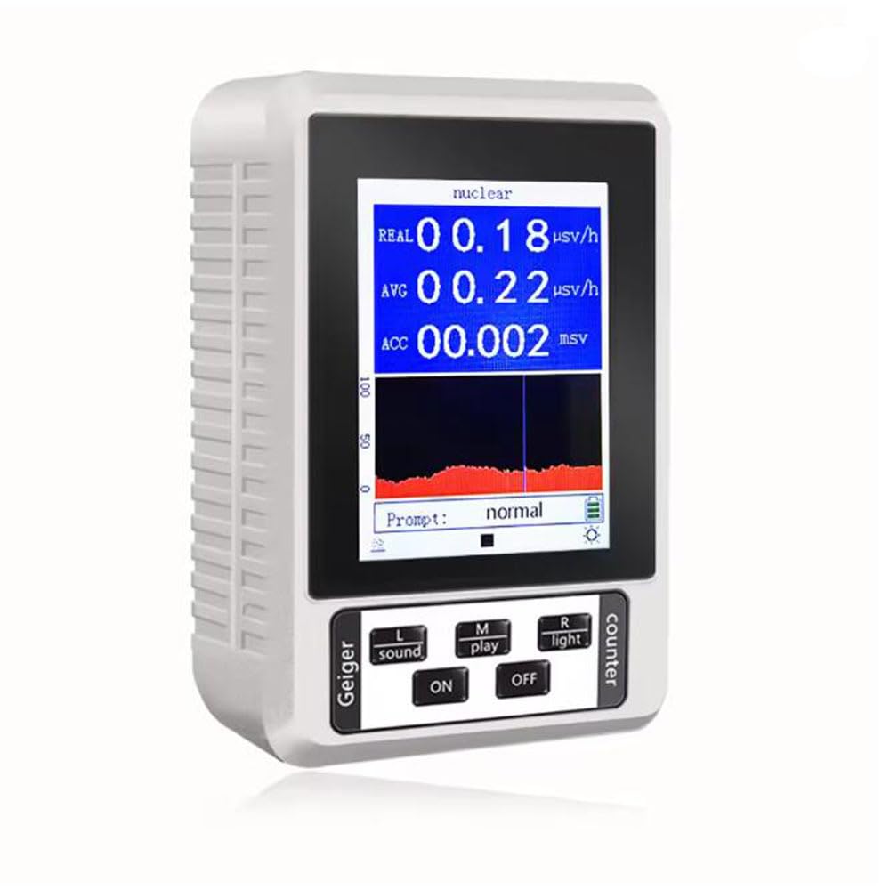 Nuevo Contador Geiger portátil XR-1, Detector de radiación Nuclear, dosímetro Personal, probador de mármol, dosímetro de radiación de Rayos X.,Blanca
