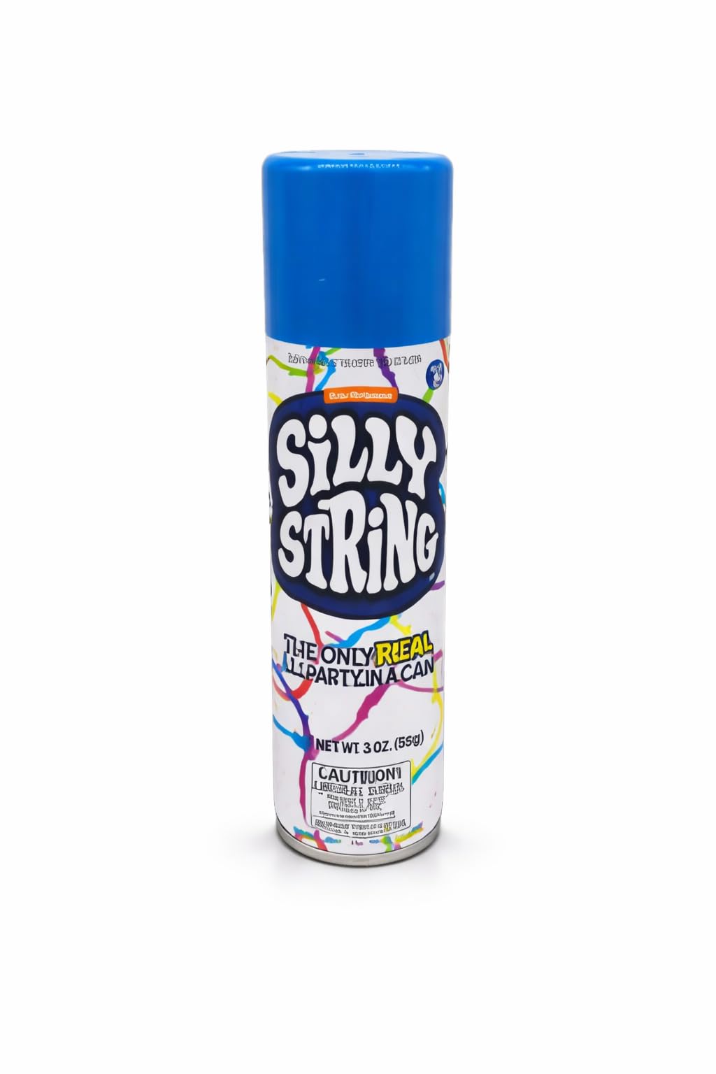 Die originale Silly String! Silly String Party Pack, 12 Stück, verschiedene Farben, 85 g große Dose, die einzige echte Party in einer Dose. Be Silly! Schießt über 4,5 m