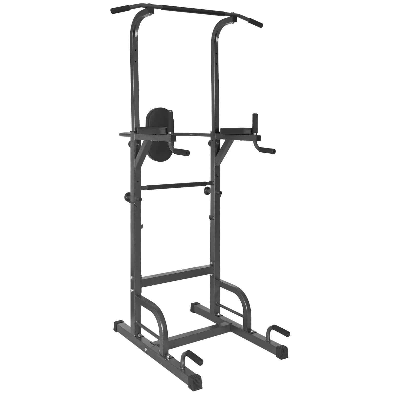 ALLINLIFE Estación de Dominadas,Maquina de Dominadas Multifuncional,Estación de Musculación Altura Ajustable,Torre de Gimnasio con Barra de Flexiones y Dips,Barra de Dominadas para Gimnasio en Casa