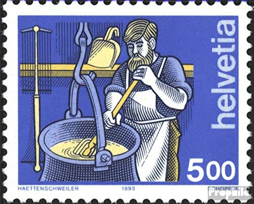 Prophila Collection Suiza 1510y (Completa.edición.) Fluorescentes Papel Nuevo con Goma Original ** MNH 1993 Käser (Sellos para los coleccionistas)