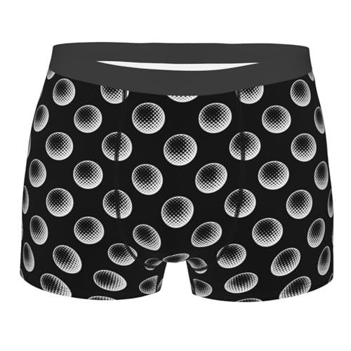 Golf Balls Print Underwear For Men Comfy Cozy Holiday Boxer Briefs