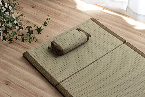 イケヒコ い草 クリア 枕 まくら 高さが調整できる 抗菌防臭 消臭 シンプル 小林製薬コバガード使用 約30×15cm ブラウン #7559259