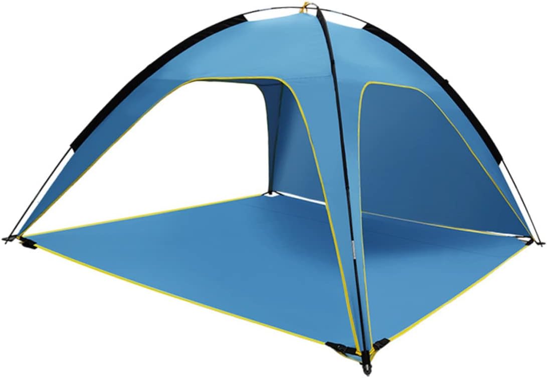 Camping Tent Ventilated Big Outdoor Travel Tent Sun Protection Canopy Rain Cover for Beach