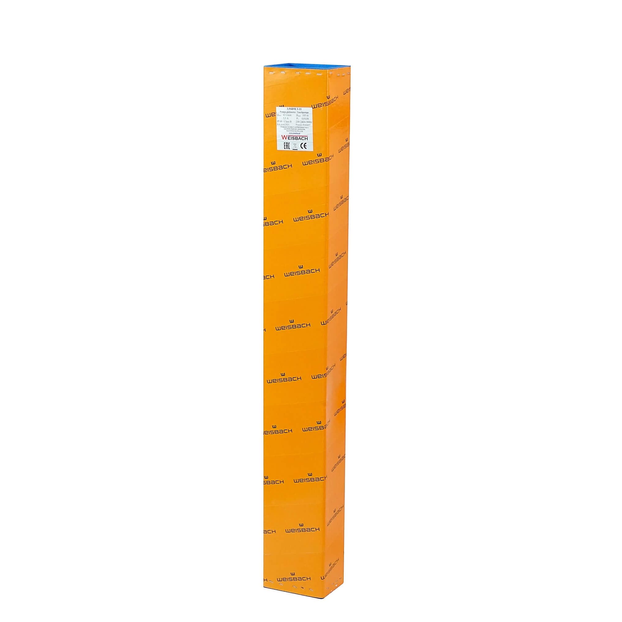 3,5" WEISBACH Tiefbrunnenpumpe 90mm sandresistent 0,8 kW 6300l/h 6,3 bar