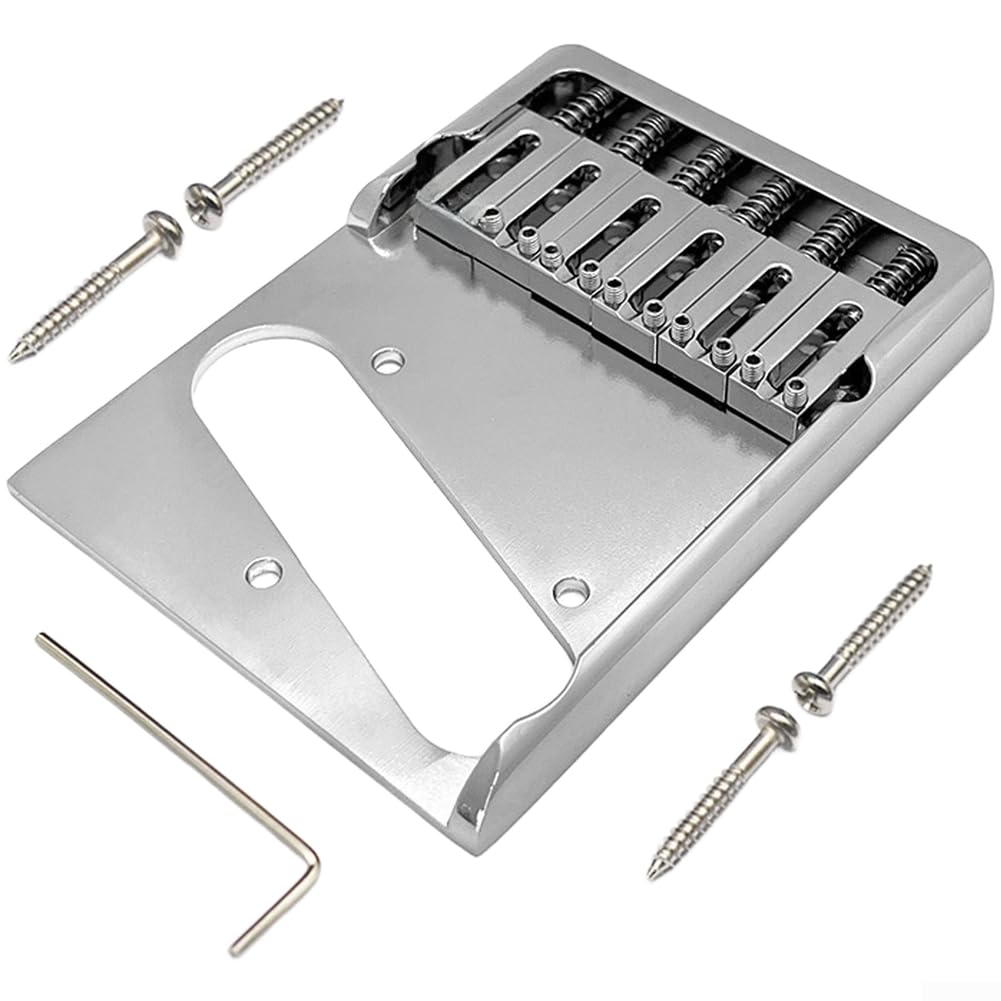 Chitarra per Allineamento Corde Preciso Ottone Chitarra per(Silver) | Ottone massiccio, durata superiore, risonanza migliorata, tono caldo, installazione facile
