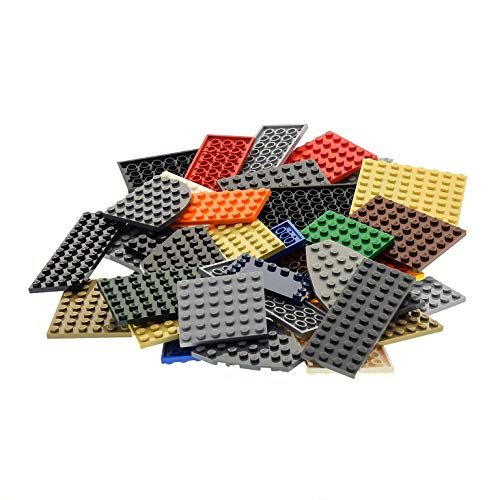 LEGO 50 Piastra Piastre Compensato mescolati Casualmente Base k1 - Immagine 1