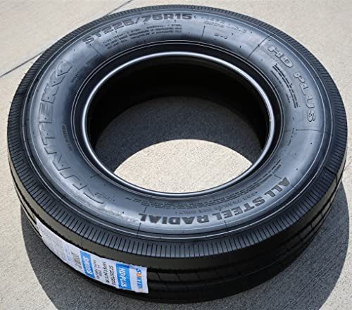 Suntek HD Plus Premium Trailer Radial Tire-ST225/75R15 225/75/15 225/75-15 124/121M Load Range G LRG 14-Ply BSW Black Side Wall