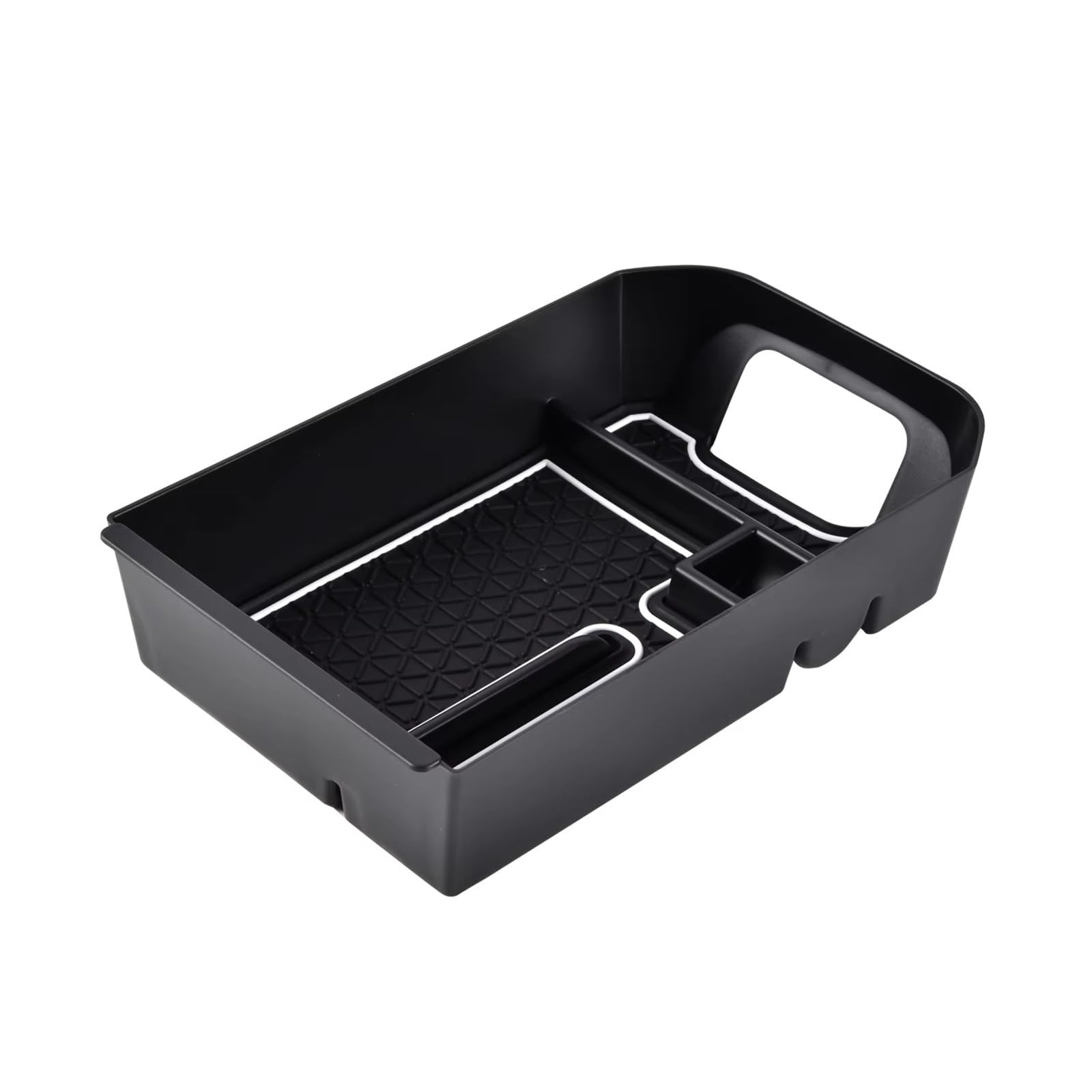 LVDLRAJJ Storage Organizer Compatible With Toyota For RAV4 2019-2023 Central Storage Box Armrest Armrest Glove Holder Plate Car Container Organizer Car Accessories(White)