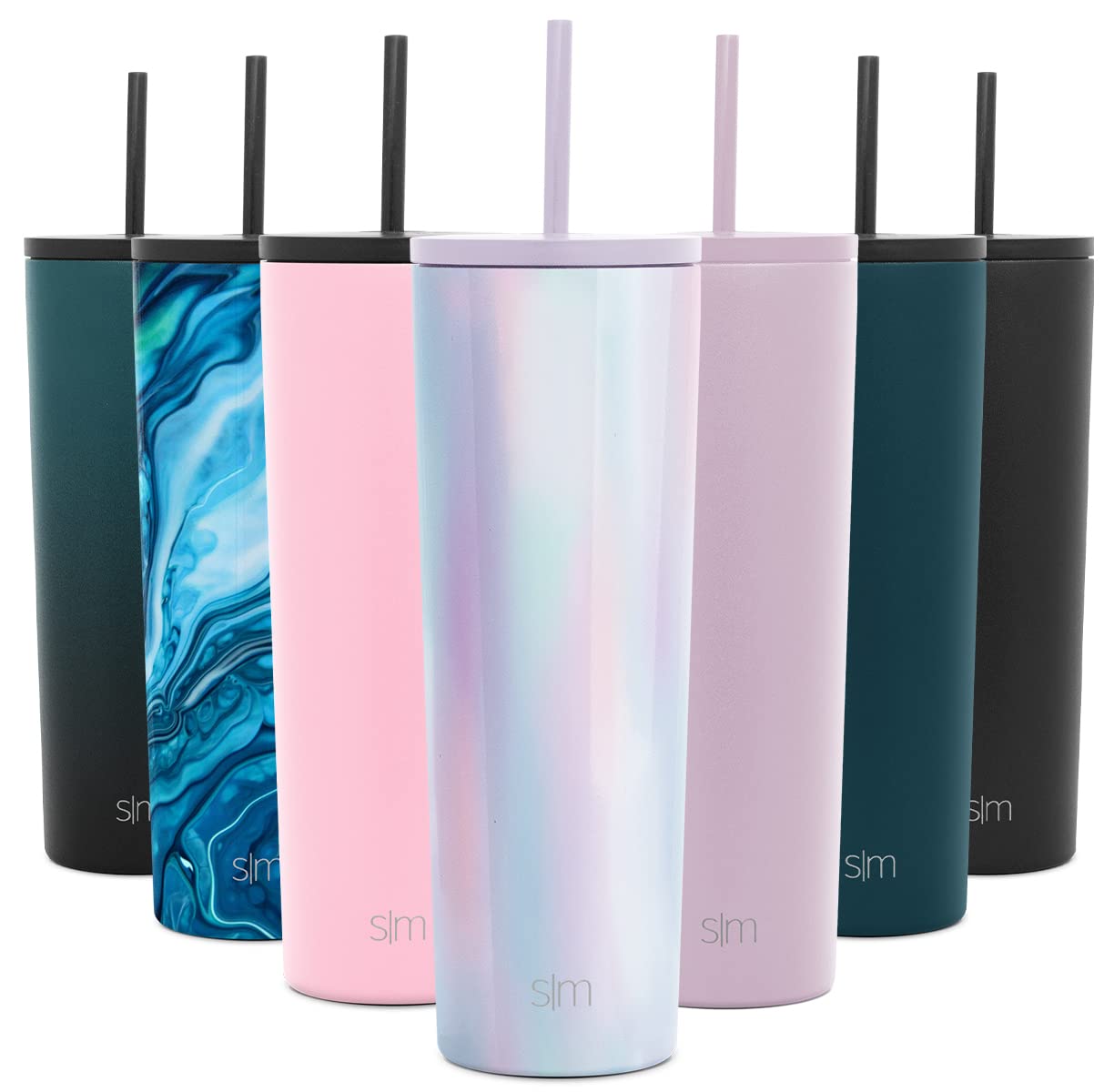 Simple Modern Insulated Tumbler Cup with Flip Lid and Straw Lid