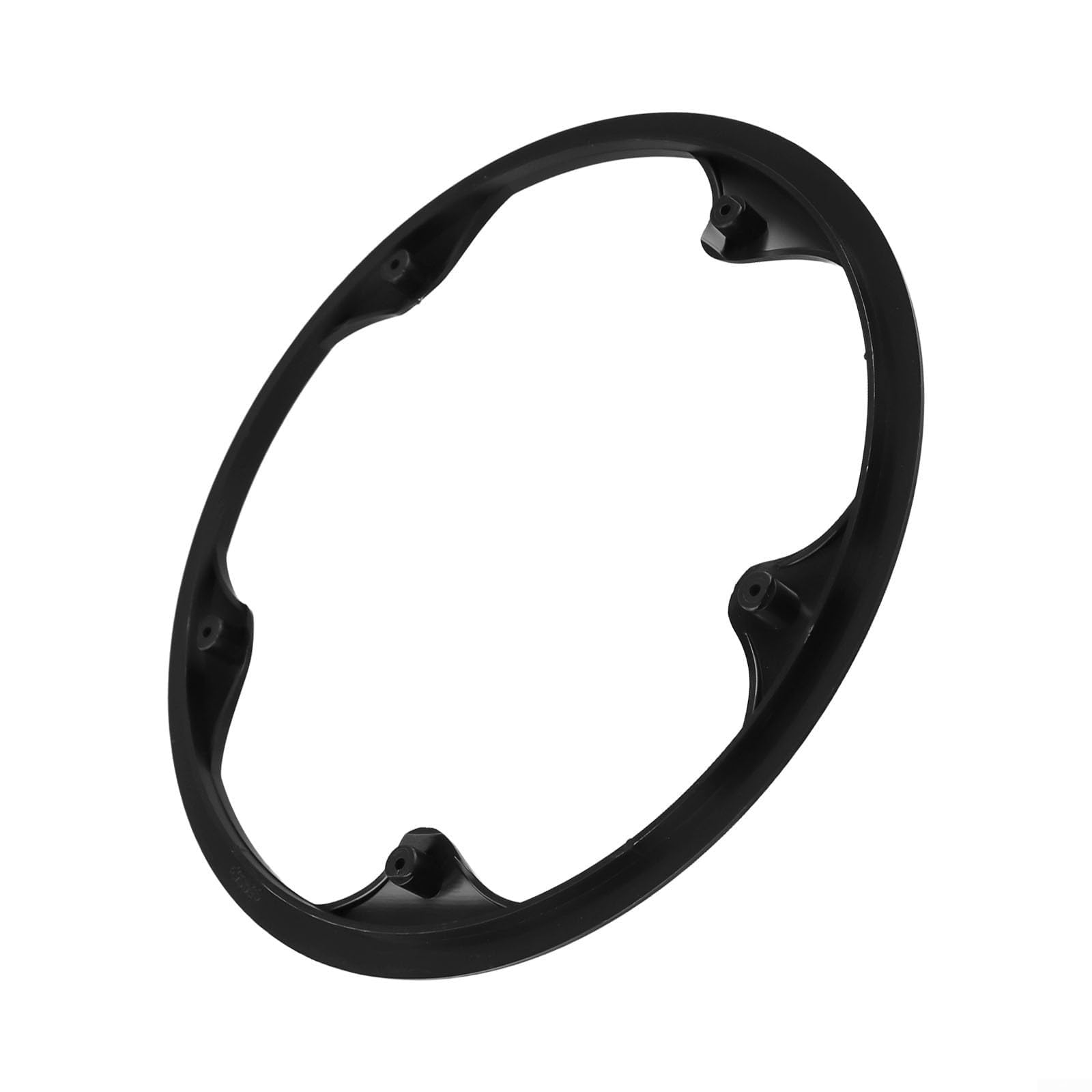Protezione per guarnitura per bicicletta, in plastica, protegge le pedivelle dall'usura, facile da installare e pulire, si adatta alla maggior parte delle biciclette nero (G5QS52)
