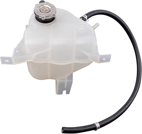 Vista 33 de TRQ Botella de desbordamiento del tanque de expansión del depósito de refrigerante del radiador compatible con Porsche Macan 2015-2018