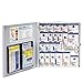 First Aid Only 746006 SmartCompliance 50-Person ANSI 2021 A and OSHA Compliant First Aid Kit for Restaurant Kitchen, Cafeteria, and Other Food Service Venues, Large Metal First Aid Cabinet