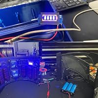 RUNCCI-YUN 4 Stück 2S Lithium Batterie Kapazitätsanzeige Modul 8,4 V blaue Batteriekapazitätsanzeigemodul 4 Abschnitte LED-Anzeigetafel für Heimwerker – Ansicht 6