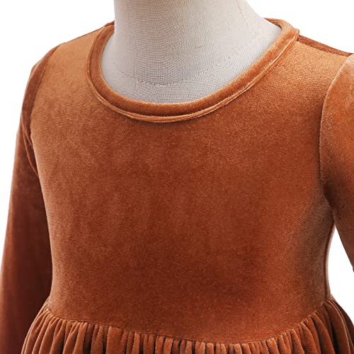 Vestido de Navidad para niñas el regalo perfecto de cumpleaños de terciopelo 3