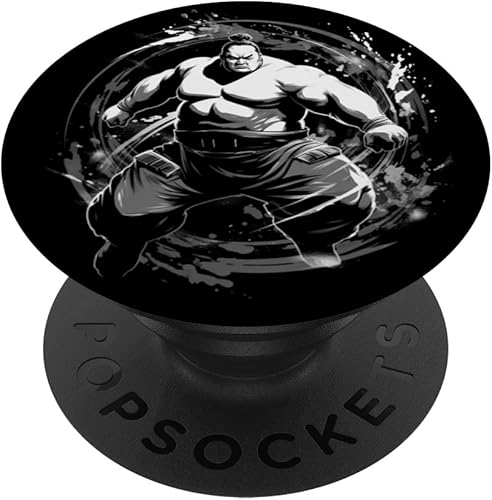 Sumo Wrestler Japón Sumo Fighter Lucha Libre Japonés Vintage PopSockets Estándar PopGrip