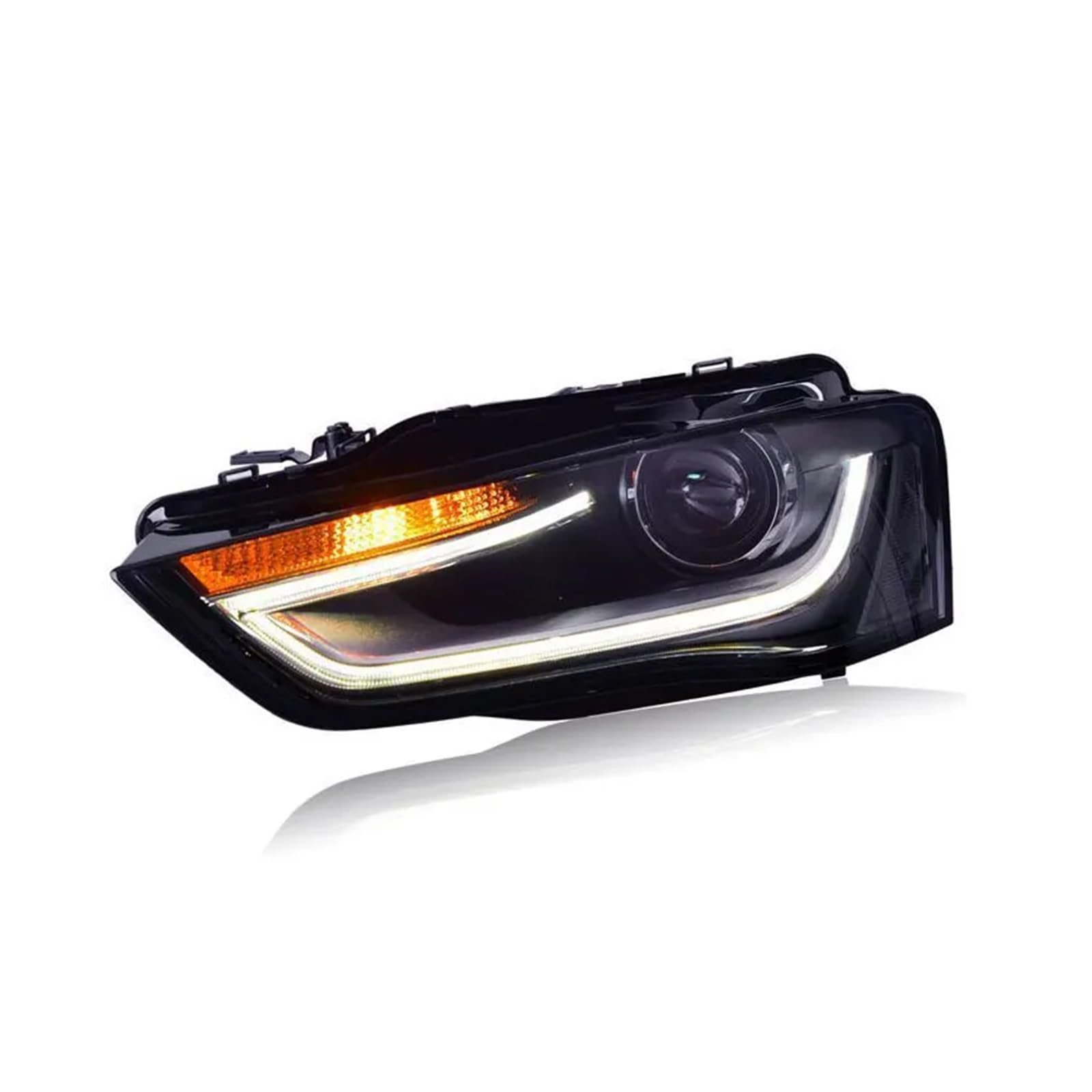 Fari Anteriori per Audi A4 2013-2016 A4L S4 B8, aggiornamento fari ad Alta configurazione, Plug And Play.