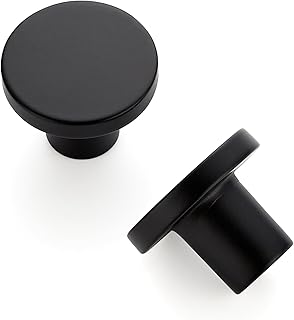 26 Black and White Kitchen Ideas That Never Go Out of Style 63 Ravinte 10 Pack Cabinet Knobs Black Kitchen Cabinet Knobs Round Dresser ...