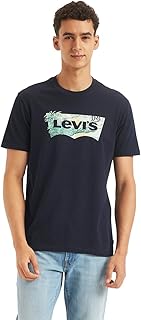 تيشرت عصري بصورة بنمط جناح الخفاش للرجال من ليفايس (عبوة من 1 قطعة)