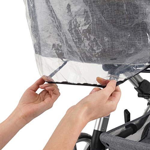 reer RainCover Classic Regenschutz | Universell einsetzbar für Kombi‑Kinderwagen mit Hartschale, Softtragetaschen & Sportwagen… – Ansicht 3