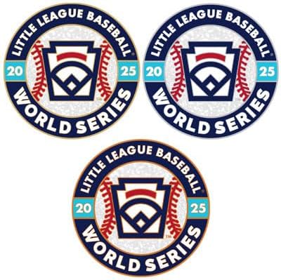 Wilson Trophy Little League World Series Pin Set - Collectible 2025 Little League World Series 3-Piece Set