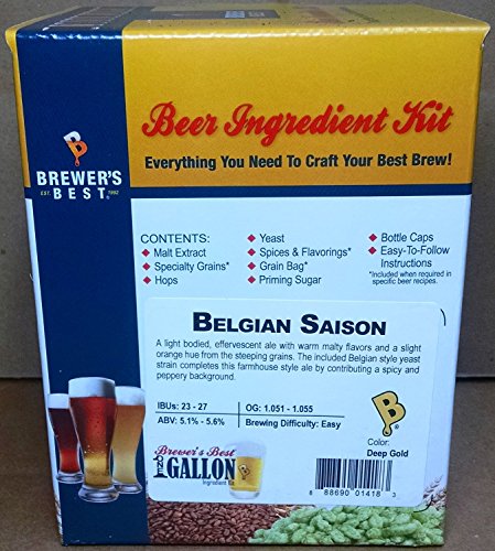 Home Brew Ohio Best One gal - Kit de ingredientes de cerveza (temporada belga)