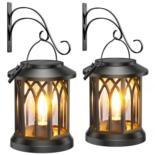 TuyLuxe Solar Lanterns Outdoor Waterproof Upgraded Hanging Solar Lights